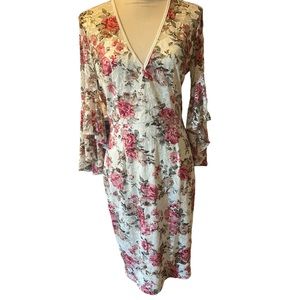 Womens VFemage Lace Floral Dress with polyester lining (12)